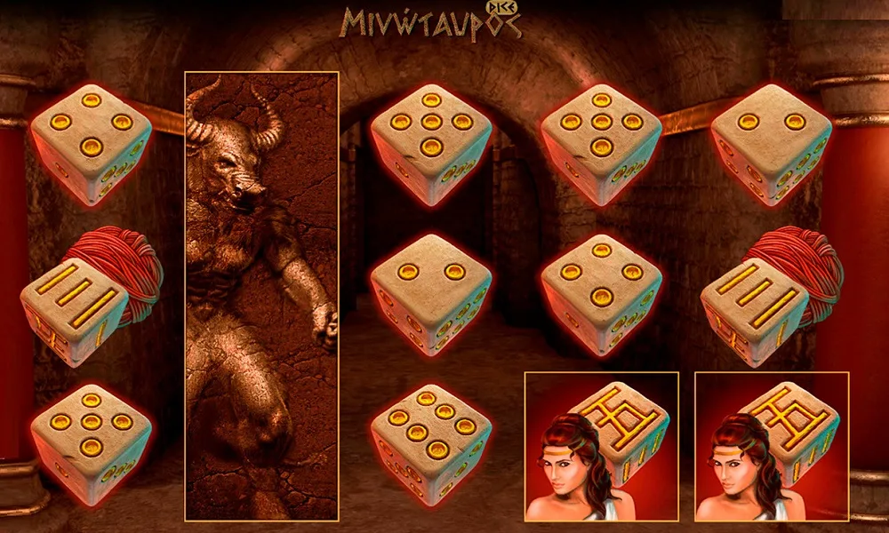 Mythical slot machine Minotauros Dice